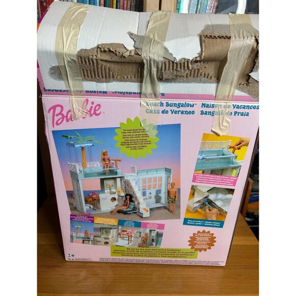 1999 90s vintage Barbie beach bungalow house doll no assesories INCOMPLETE - Picture 8 of 10